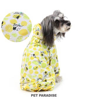  犬服 犬用品 ペットグッズ ペットウェア ペットパラダイス 犬 服 春 リサとガスパール レインコート フルカバータイプ 【小型犬】 シトロン柄 ドッグウエア ドッグウェア いぬ イヌ おしゃれ かわいい