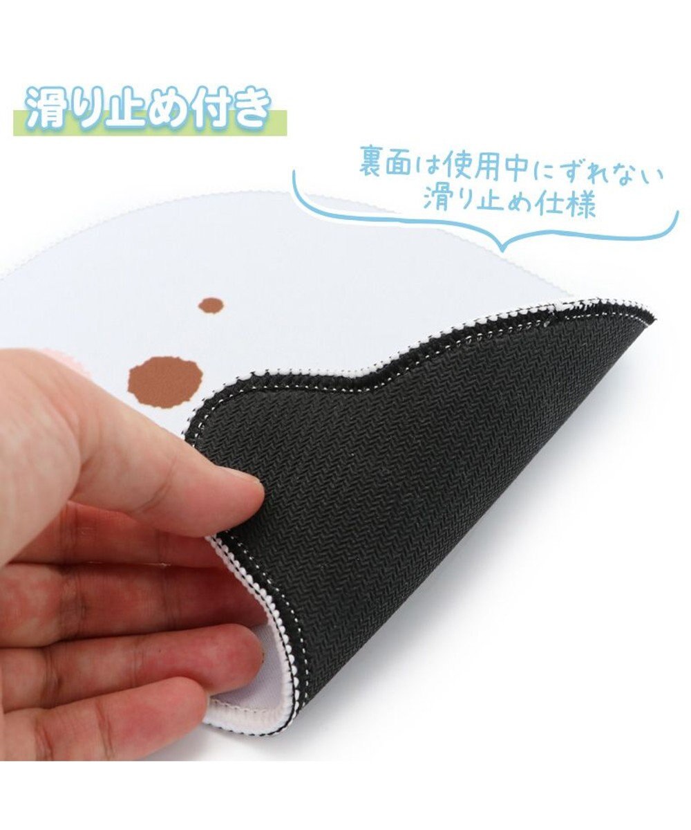 Mother garden しろたん 顔型 マウスパッド ダイカットマウスパッド 