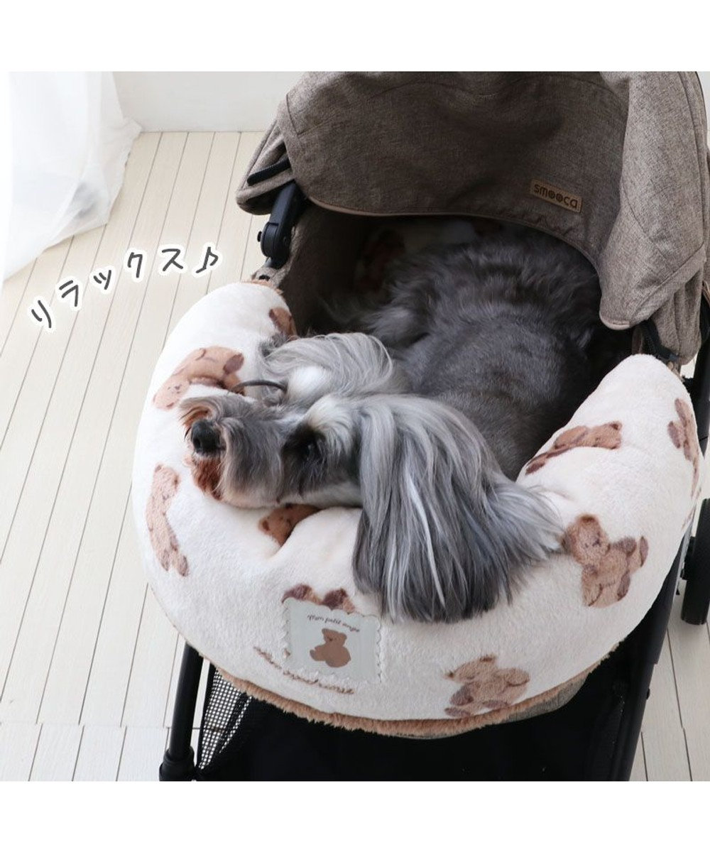 PET PARADISE ペットパラダイス くまちゃん 遠赤外線 ボア カート用クッション 