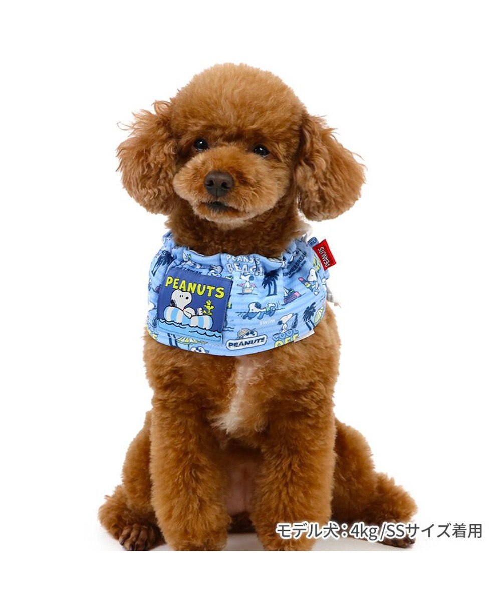 PET PARADISE スヌーピー クール スヌード 《バケーション柄》 小型犬 