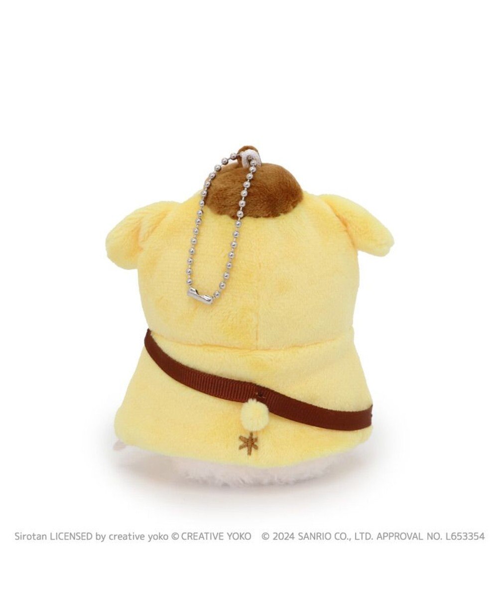 Mother garden しろたん ぬいぐるみキーホルダー ポムポムプリン　【しろたん×サンリオキャラクターズ】 