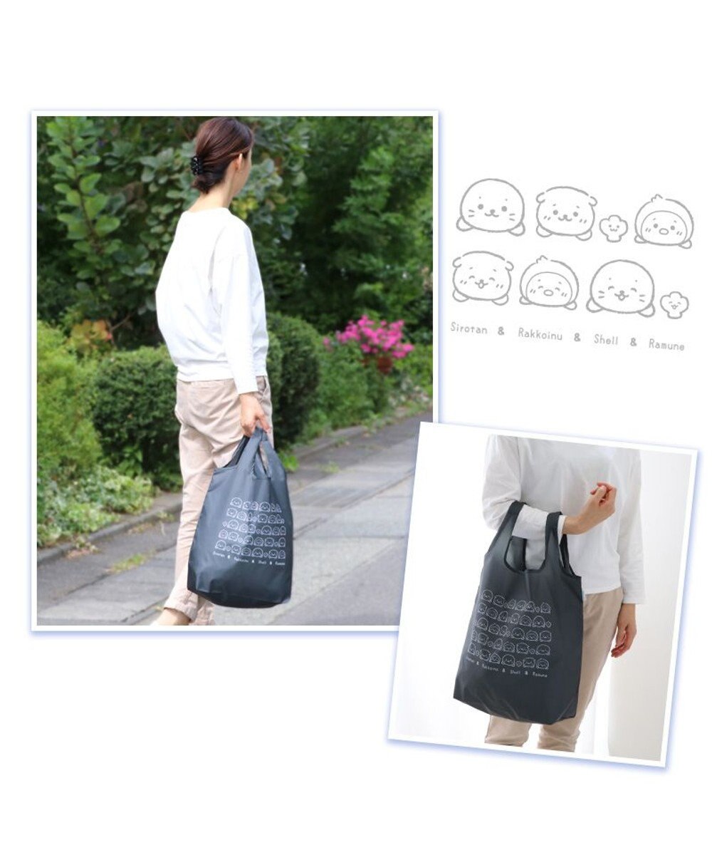 Mother garden しろたん エコバッグ 《お友達集合》 お買い物バッグ 