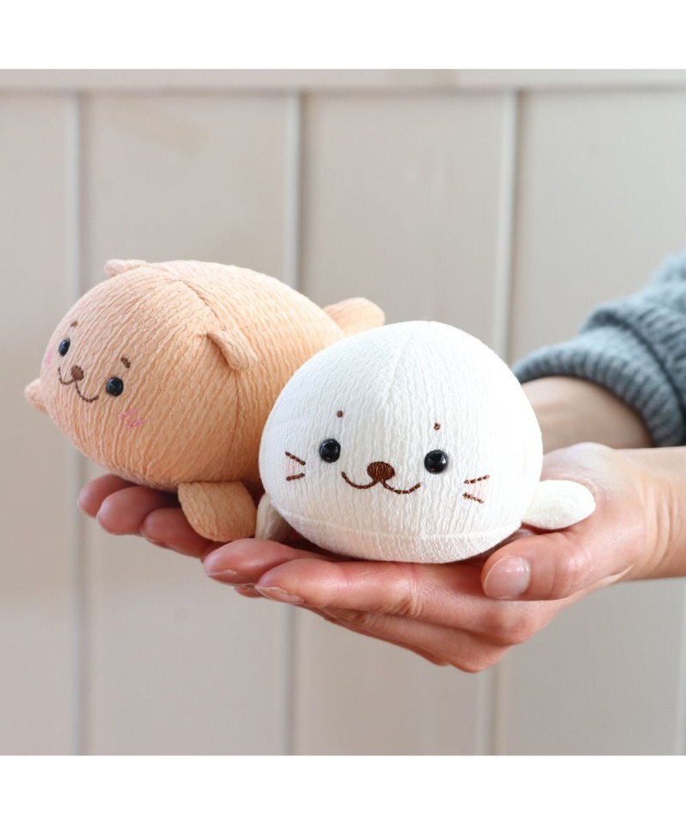 Mother garden しろたん ちりめん ちびマスコット 《しろたん/らっこいぬ》単品 