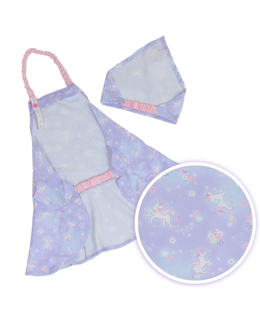Mother garden マザーガーデン ユニコーン キッズエプロン & 三角巾 セット 100cm 