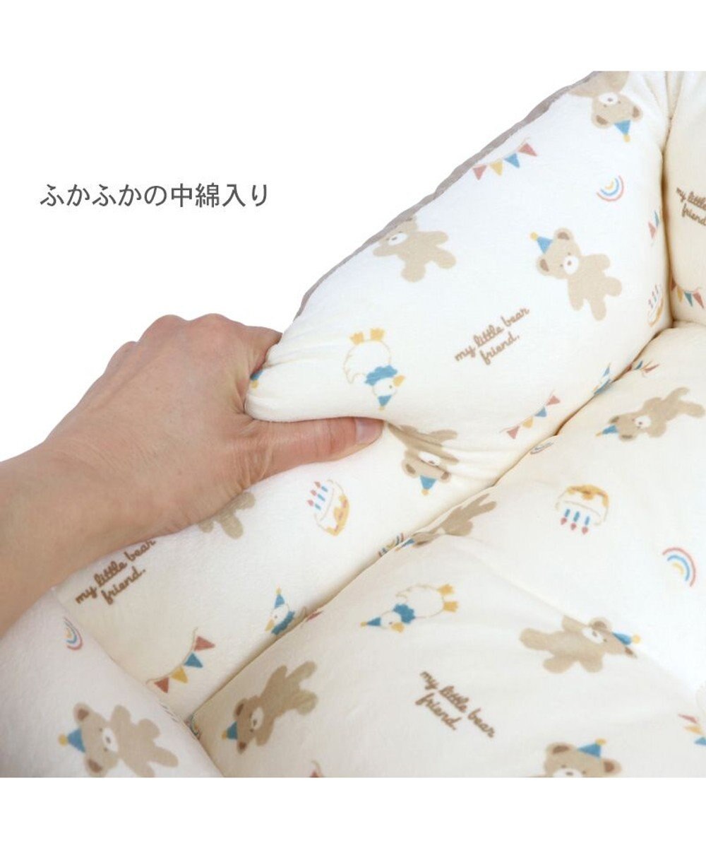 PET PARADISE ペットパラダイス くまちゃん キルトカドラー L 78×56cm 