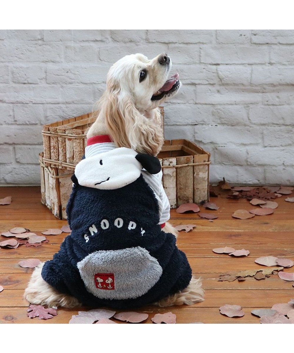 PET PARADISE スヌーピー ボア つなぎパンツ 《スヌーピー》  中型犬 