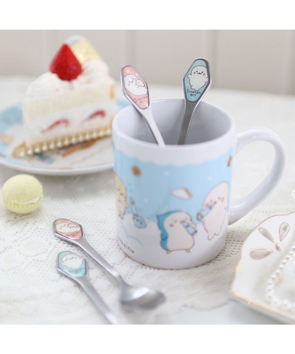 Mother garden しろたん ステンレス ティースプーン＆ケーキフォーク 【４本セット】 専用箱入り 日本製 