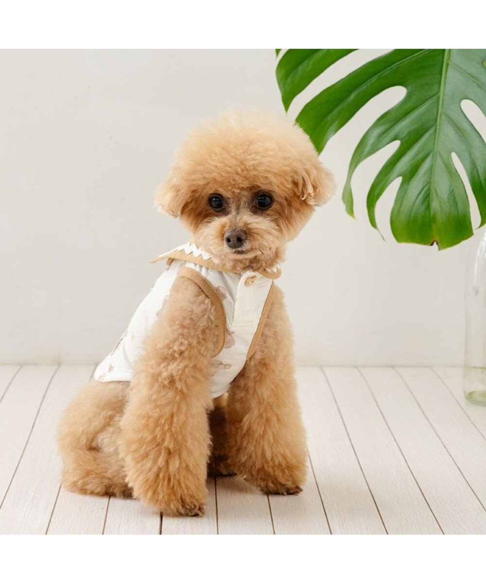 PET PARADISE ペットパラダイス くまちゃん ポケットクール タンクトップ 《アイス柄》 小型犬 