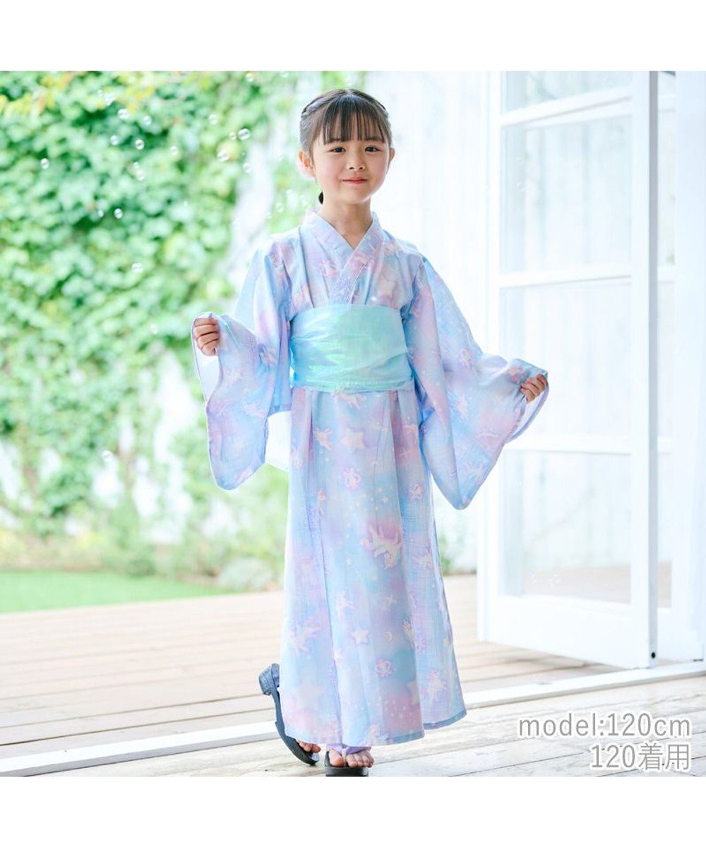 Mother garden マザーガーデン 2024 ワンピース 浴衣 《ユニコーン ミルキーウェイ柄》 100/110/120/130/140 