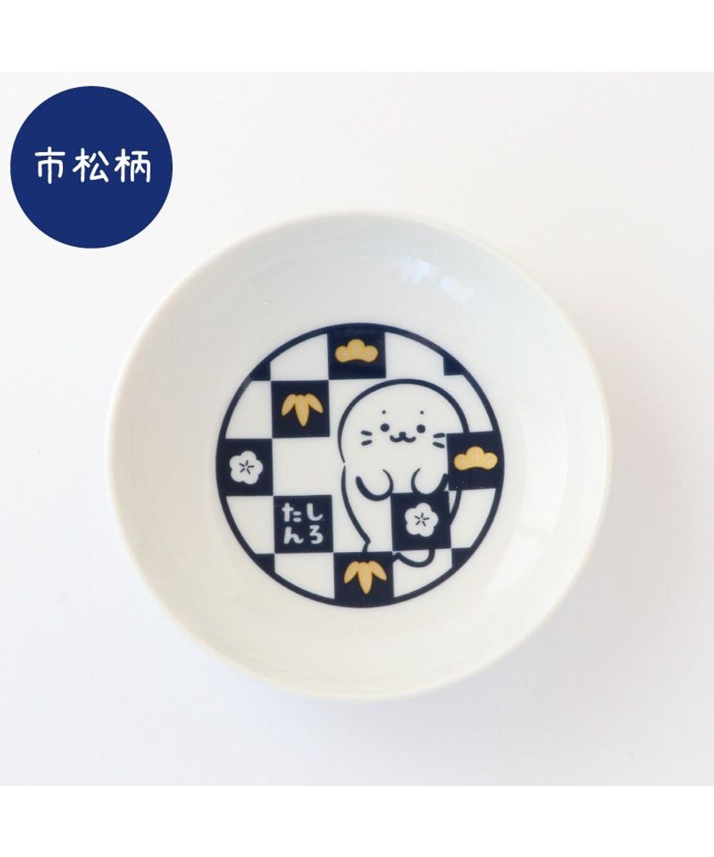 Mother garden しろたん 豆皿 《市松》 単品 