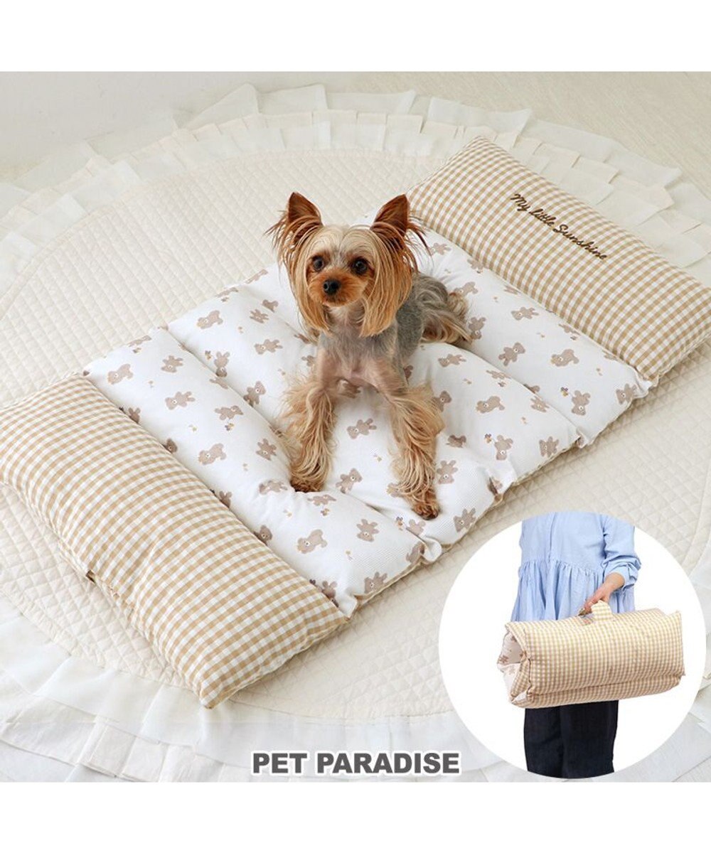 PET PARADISE ペットパラダイス ごろ寝マット 《くまちゃん柄》 小型犬 