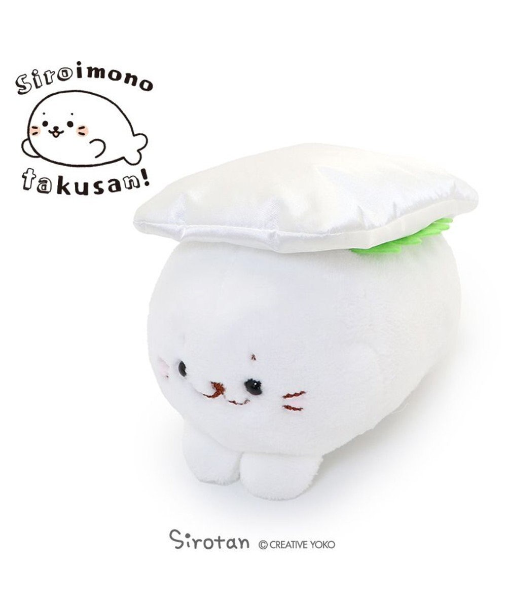 Mother garden しろたん 白いもの マスコット 17.5cm 《イカのおすし》 