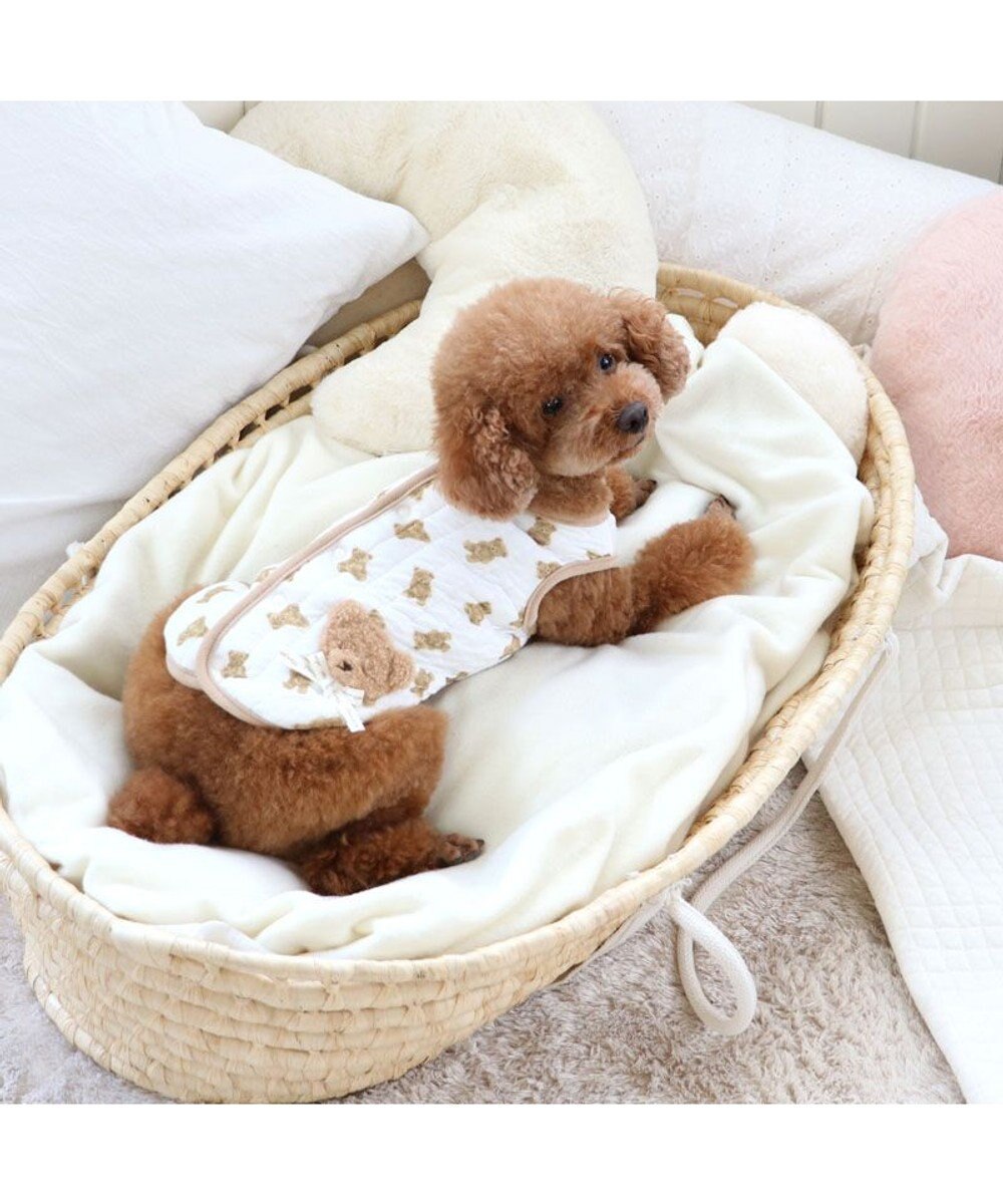 PET PARADISE ペットパラダイス くまちゃん ふわりと キルトベスト 小型犬 超小型犬 