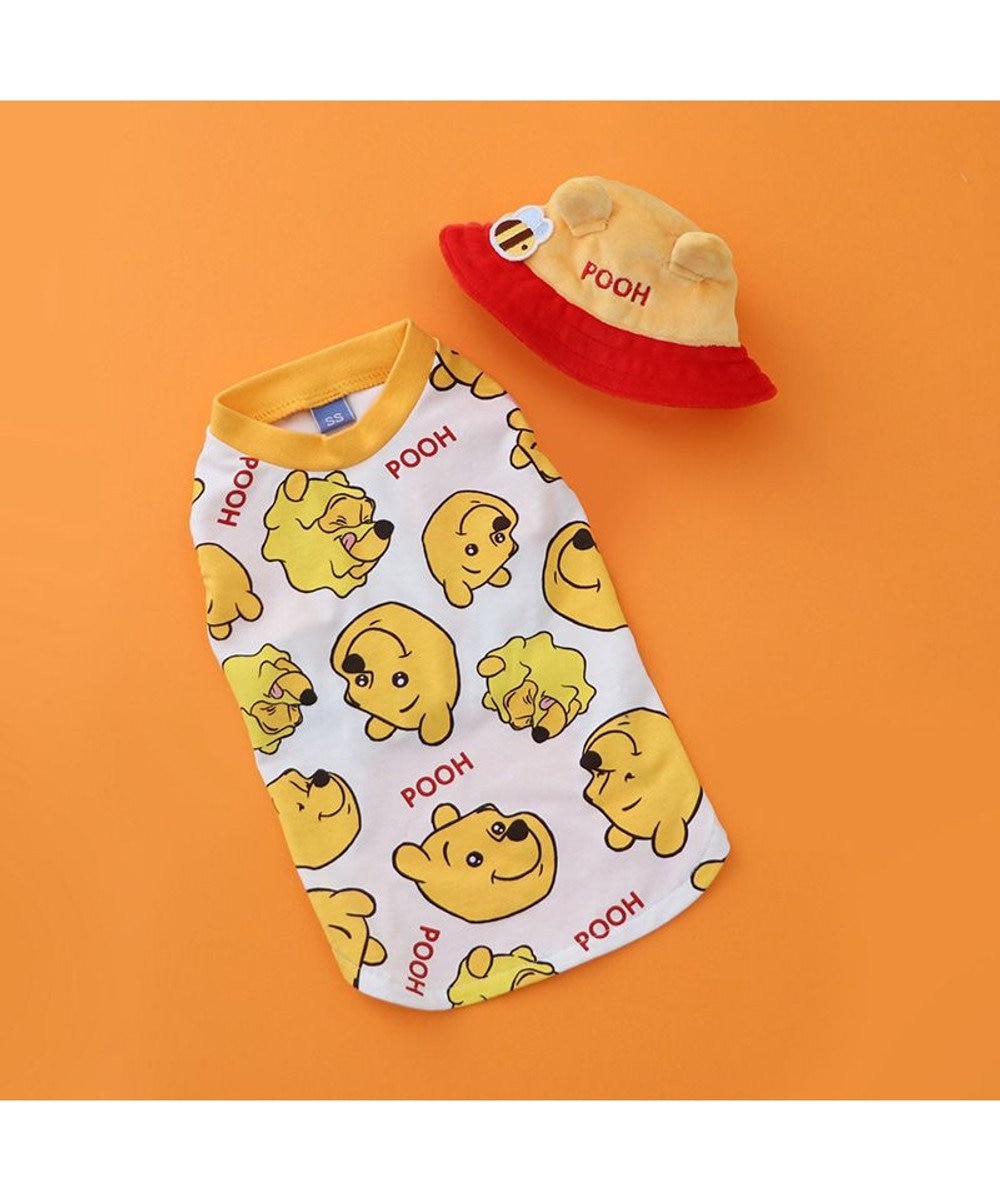 PET PARADISE ディズニー くまのプーさん バケットハット付き Tシャツ 小型犬 