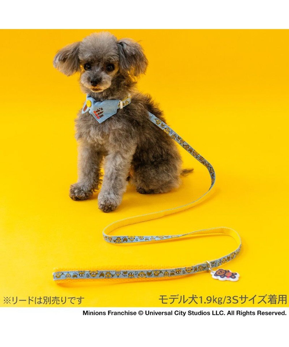 PET PARADISE ミニオン デニム襟付き首輪 Ｓ 