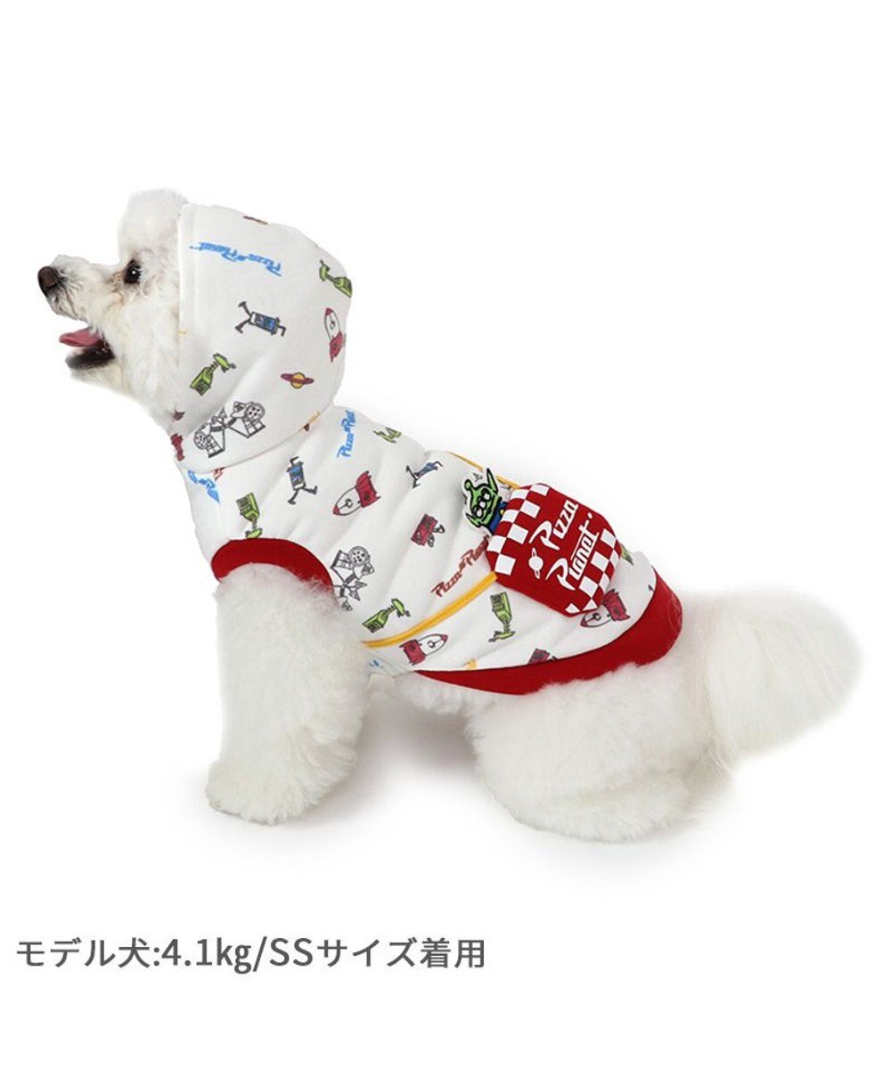 PET PARADISE ディズニー トイ・ストーリー  ピザプラネット柄 パーカー 【小型犬】 