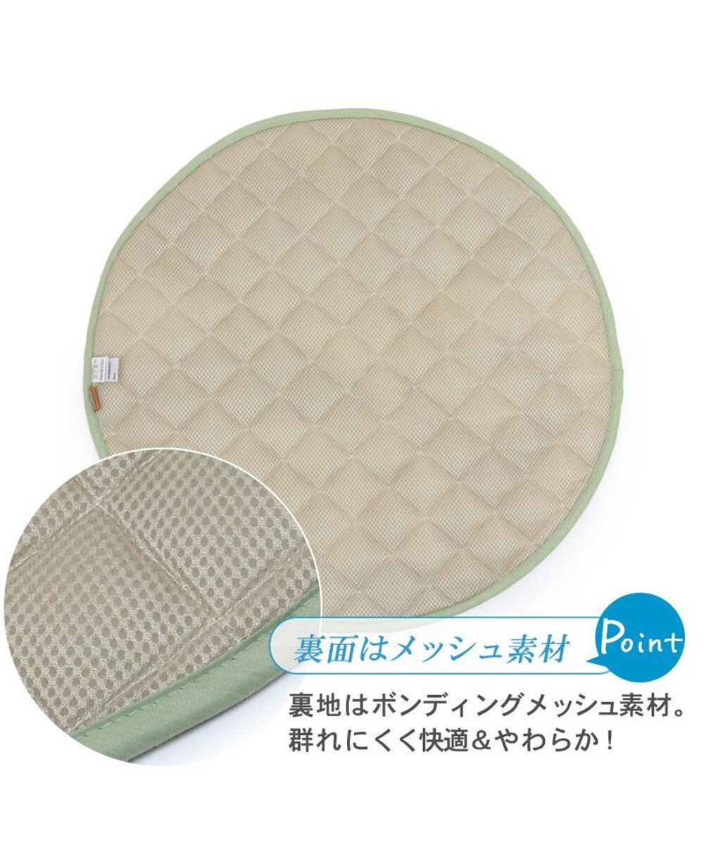 PET PARADISE スヌーピー スカウト柄 柔らか  丸型 クールマット (60cm) 