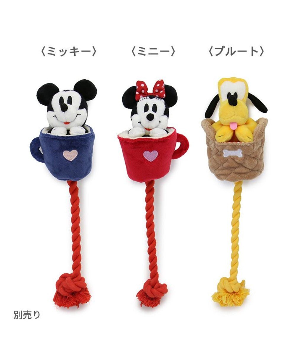 PET PARADISE ディズニー飛び出すロープトイ 《ミッキー/ミニー/プルート》 