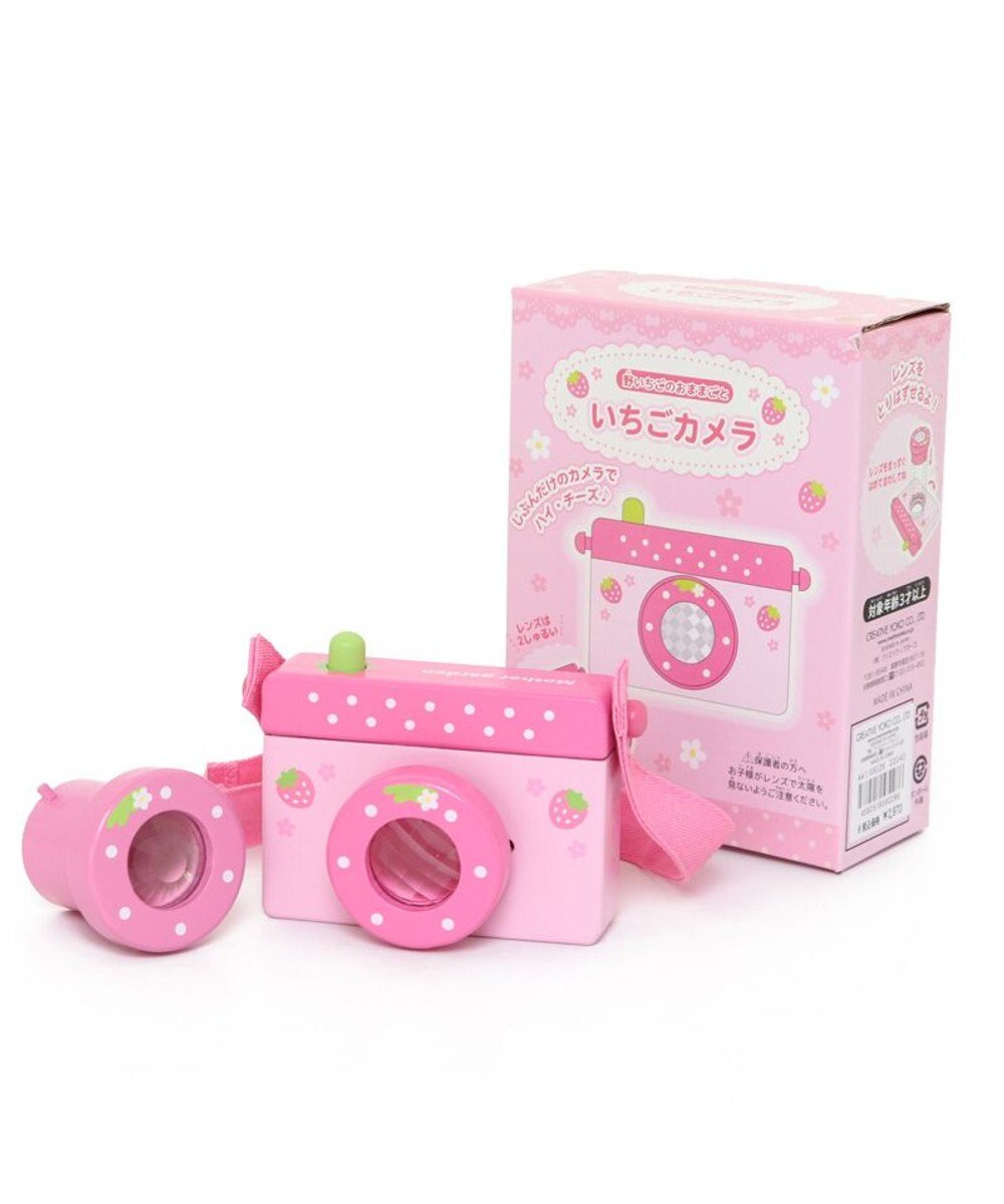 Mother garden マザーガーデン 木製おもちゃ いちごのカメラ 