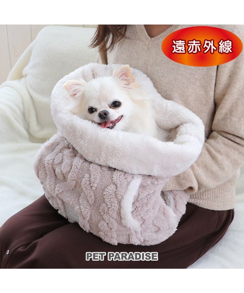 PET PARADISE ペットパラダイス 犬たんぽ 遠赤外線 《アラン柄》 32×38cm 