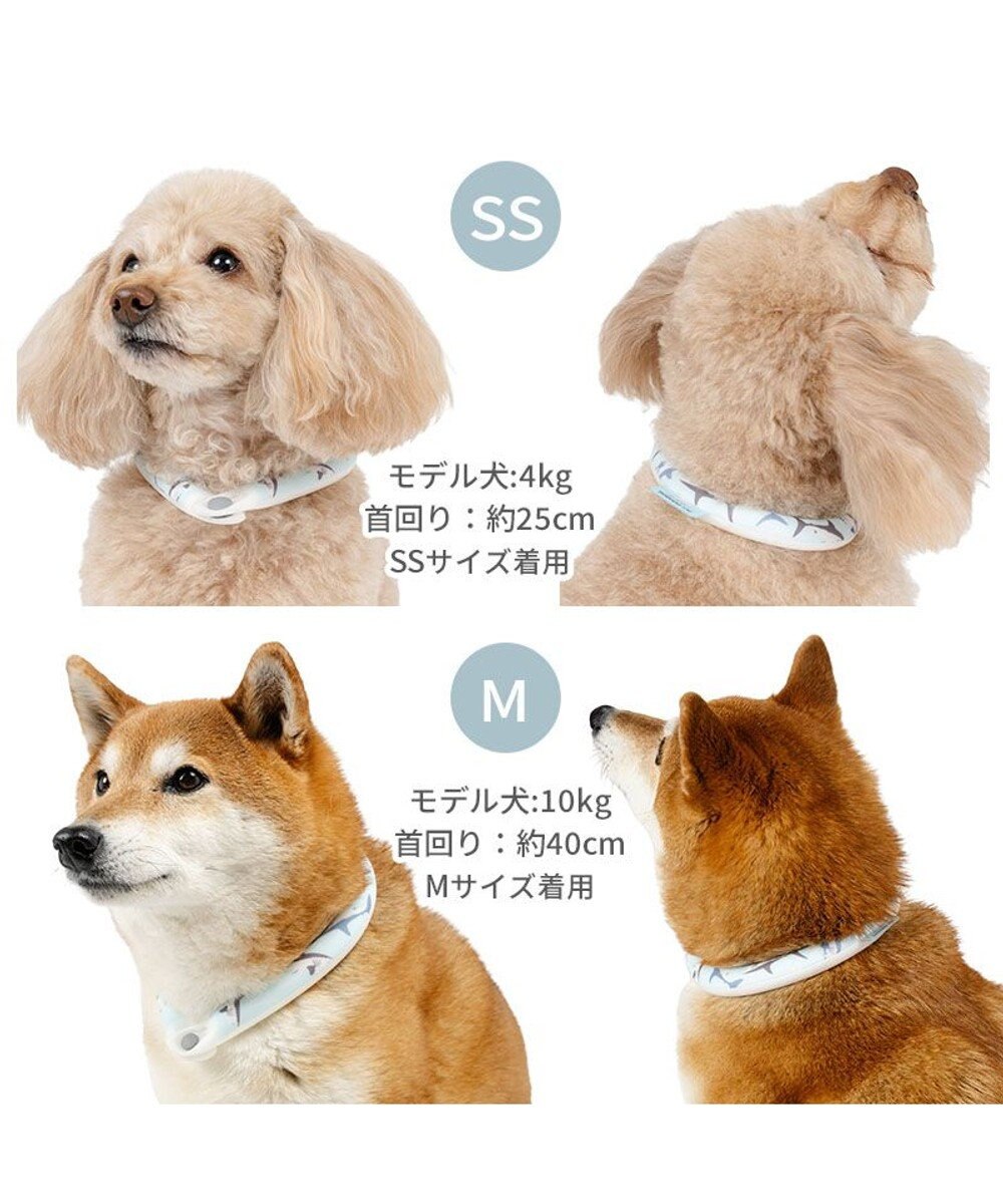 PET PARADISE ペットパラダイス ２８℃ クールリング Ｓ 《サメ柄》 