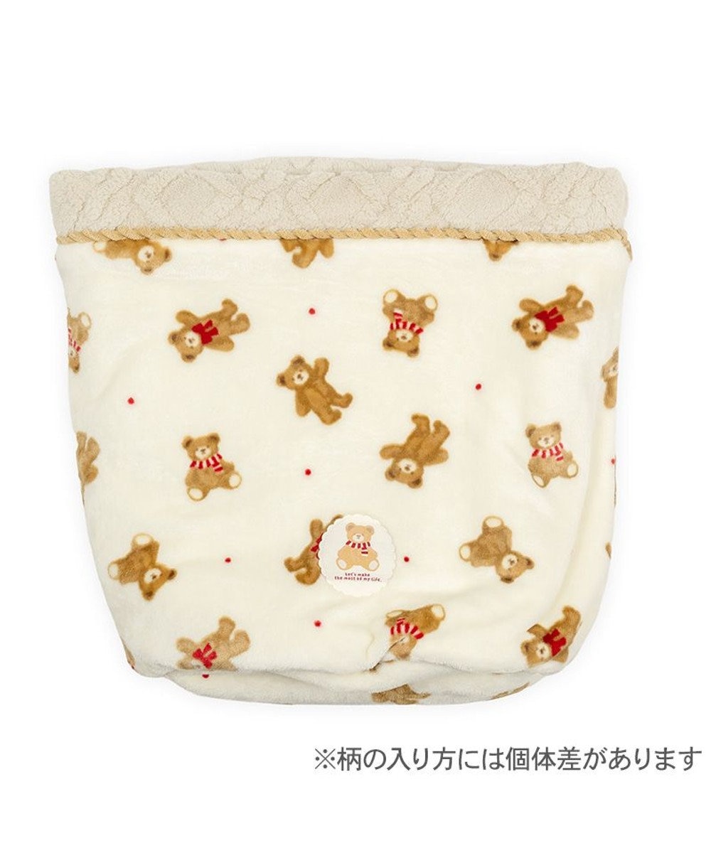 PET PARADISE ペットパラダイス くまちゃん 筒型寝袋 《ほっこりくま柄》 Ｓ 