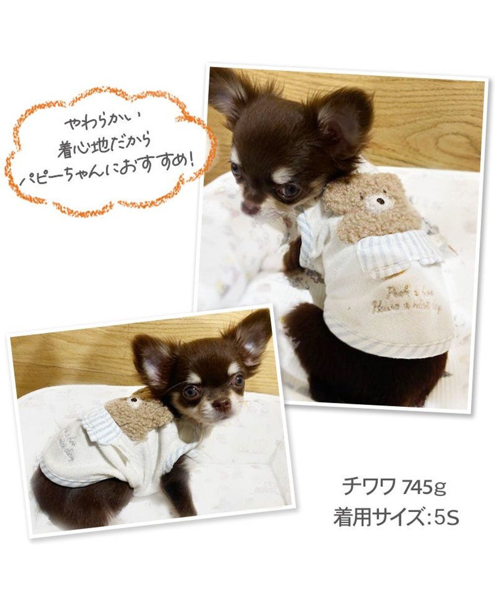 PET PARADISE ペットパラダイス サーモキープ タンクトップ  《くま パンツ柄》小型犬 