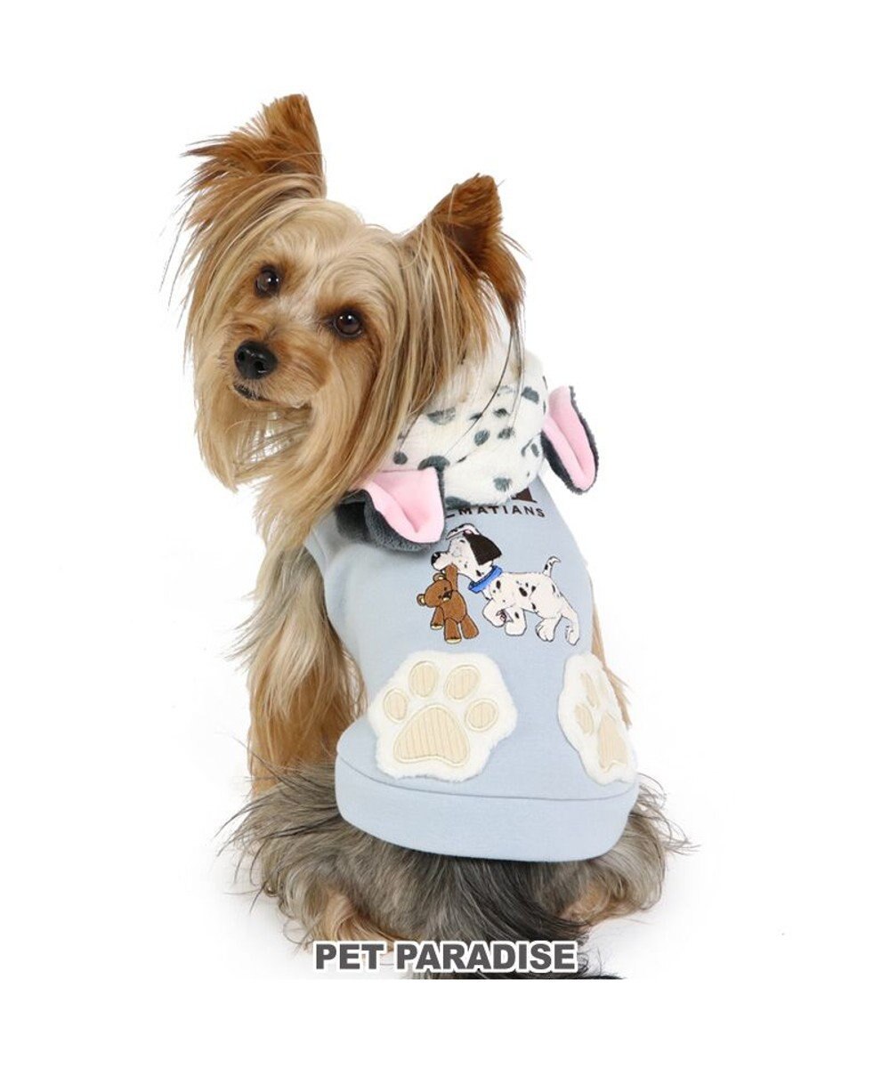PET PARADISE 犬 服 秋冬 ディズニー １０１匹わんちゃん パーカー 【小型犬】 イエロー グレー 
