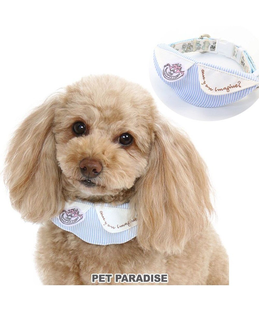 PET PARADISE 犬 首輪 ディズニー ふしぎの国のアリス花柄 首輪 〔３Ｓ〕 小型犬 おさんぽ おでかけ お出掛け おしゃれ オシャレ かわいい 