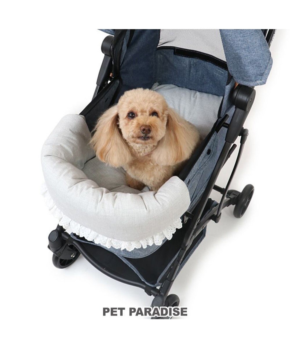 PET PARADISE 犬 カート クッション リバーシブル レース 