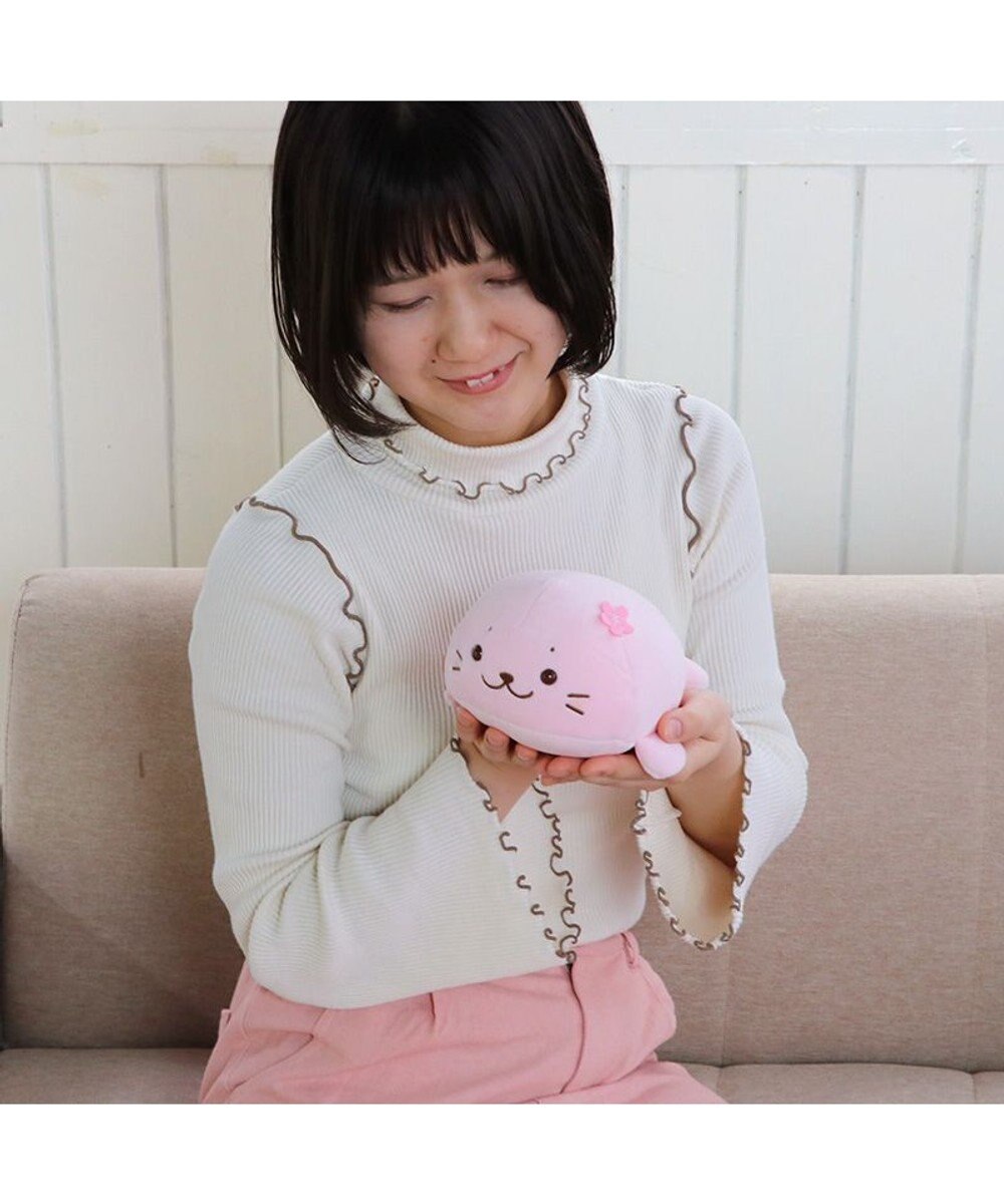 Mother garden しろたん 桜色 ふわもち マスコット 22cm 