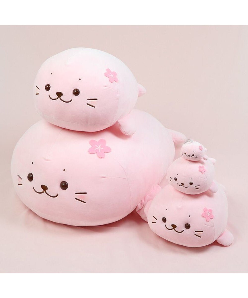 Mother garden しろたん 桜色 ふわもち マスコット 22cm 