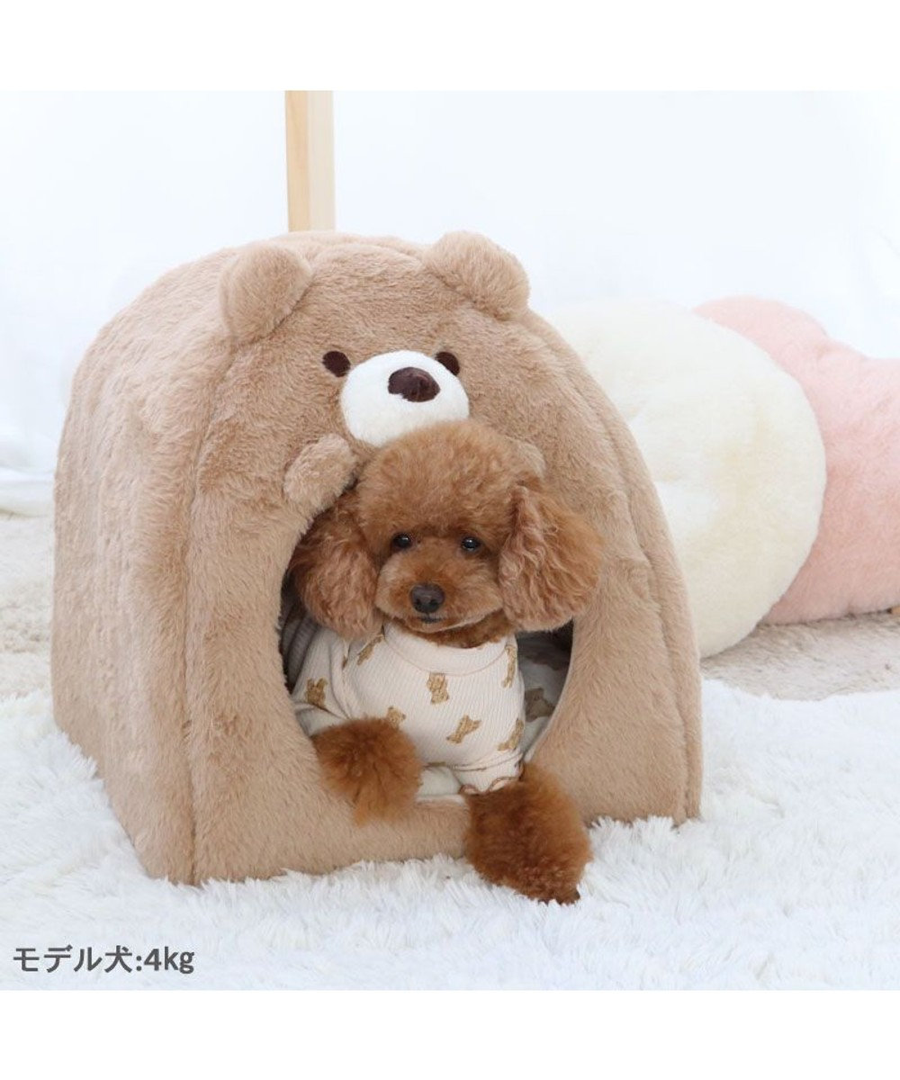 PET PARADISE ペットパラダイス くまちゃん ハウス 《テディ柄》 小型犬 