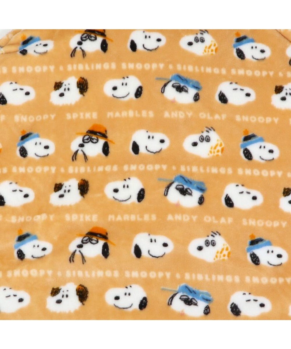PET PARADISE スヌーピー 遠赤外線 ボアマット 《ブラザー柄》 丸型  (70cm) 