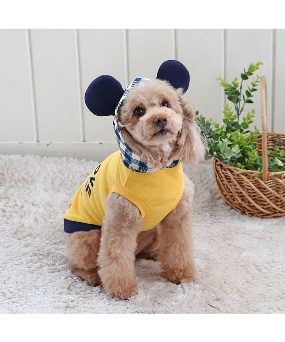 PET PARADISE ディズニー ミッキーマウス ＆プルートお散歩柄パーカー  【小型犬】 