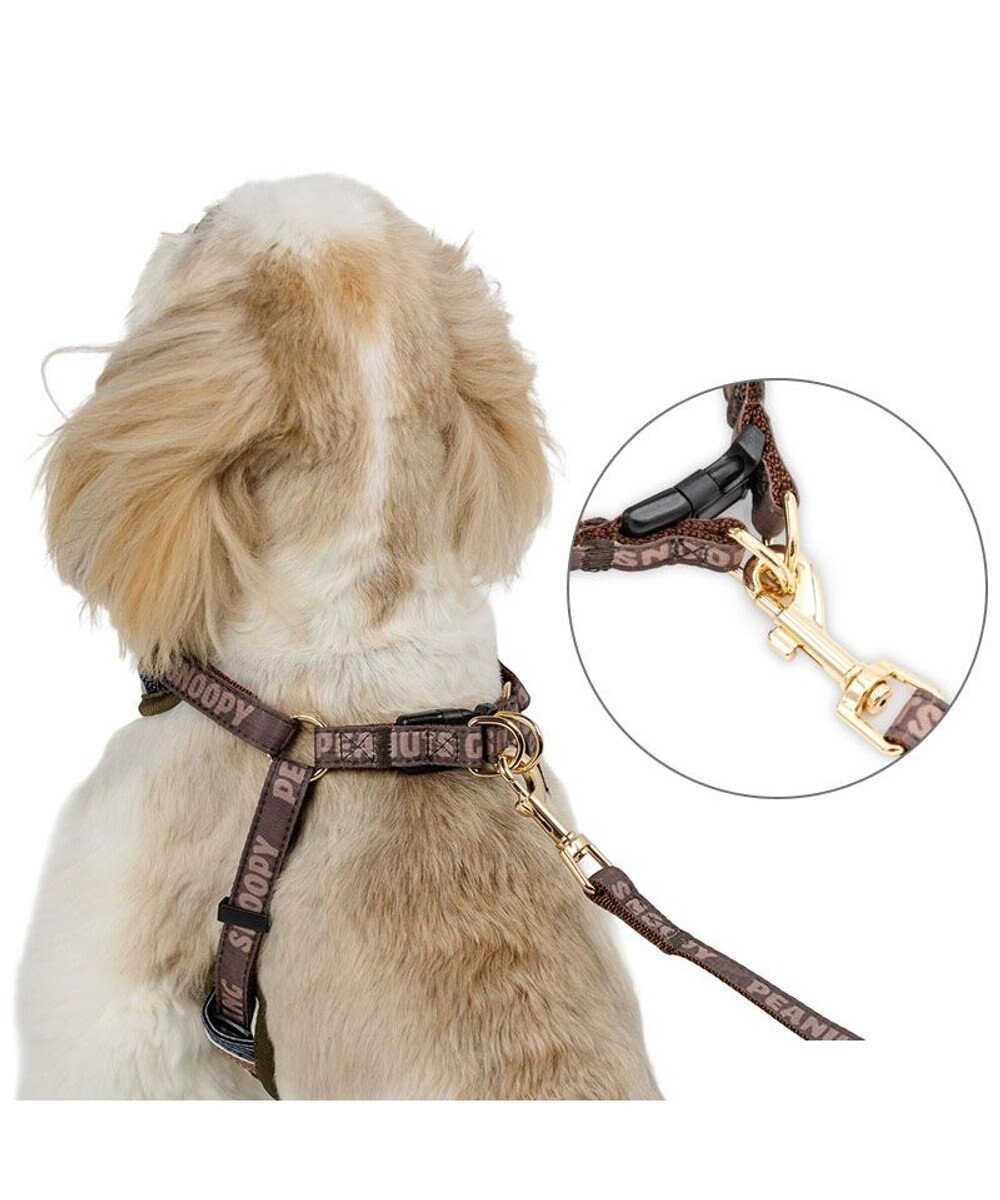 PET PARADISE スヌーピー ハーネス＆リード 《ワッペン柄》 ＳＳ 小型犬 
