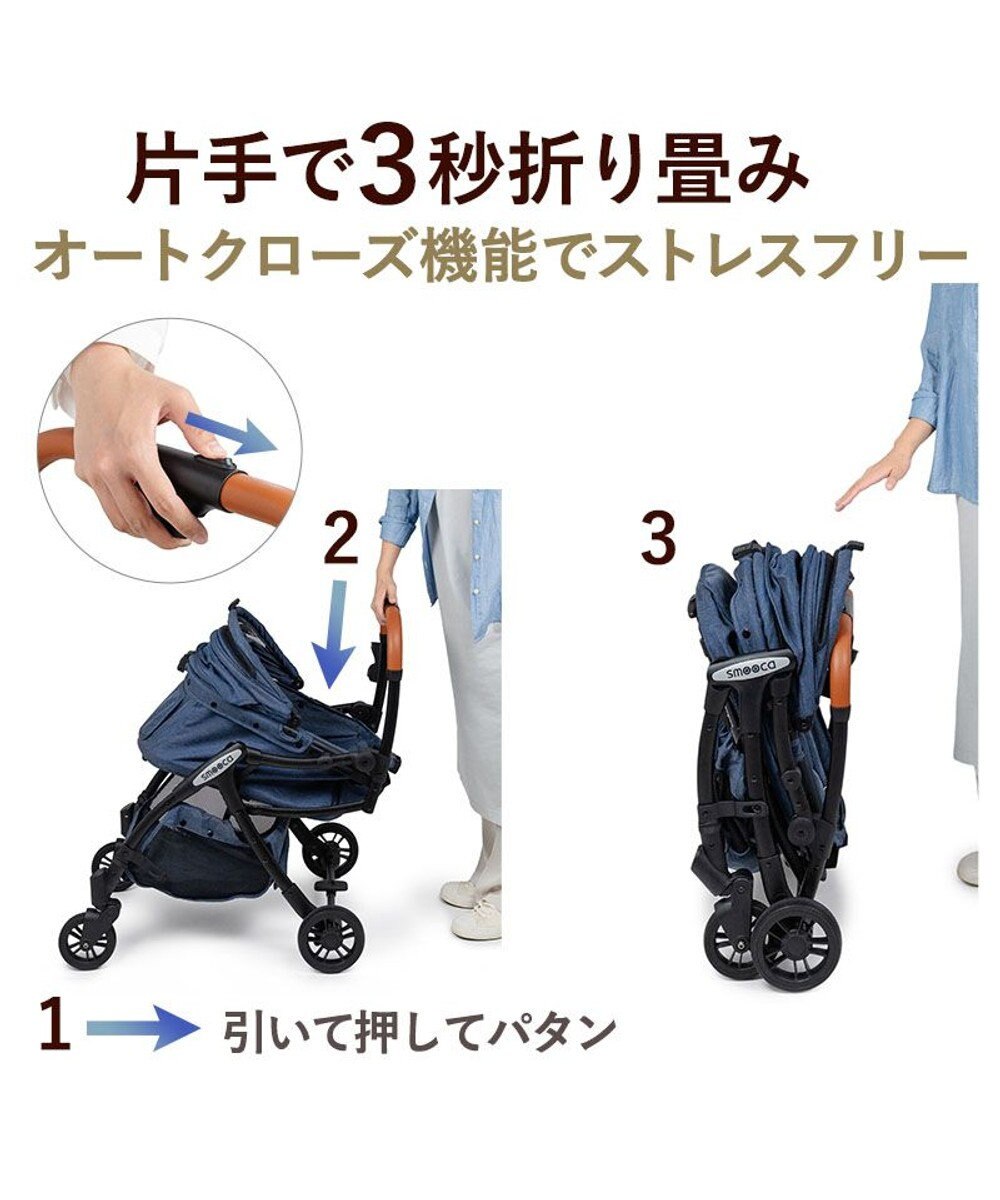 PET PARADISE smooca ネオ ワンロック ペットカート《デニム調》 