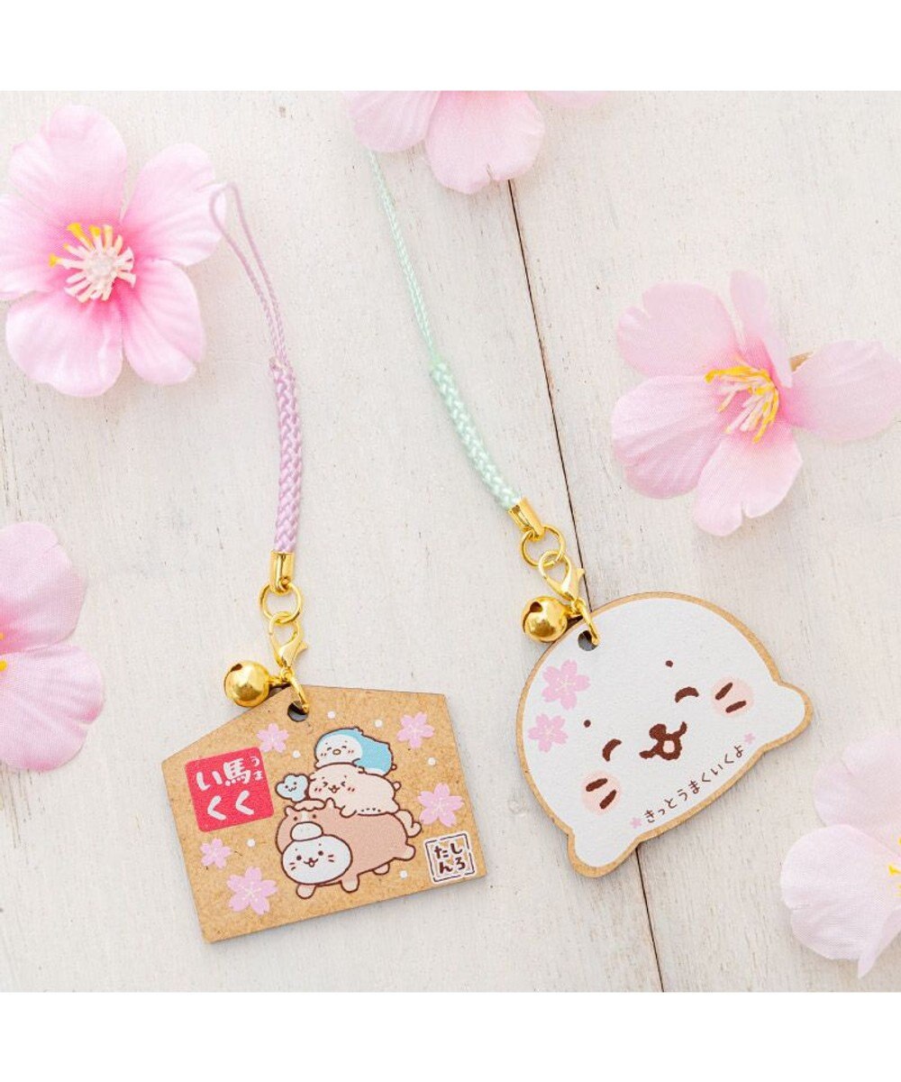 Mother garden しろたん 木製 絵馬根付 《お友達》 馬くいく 単品 