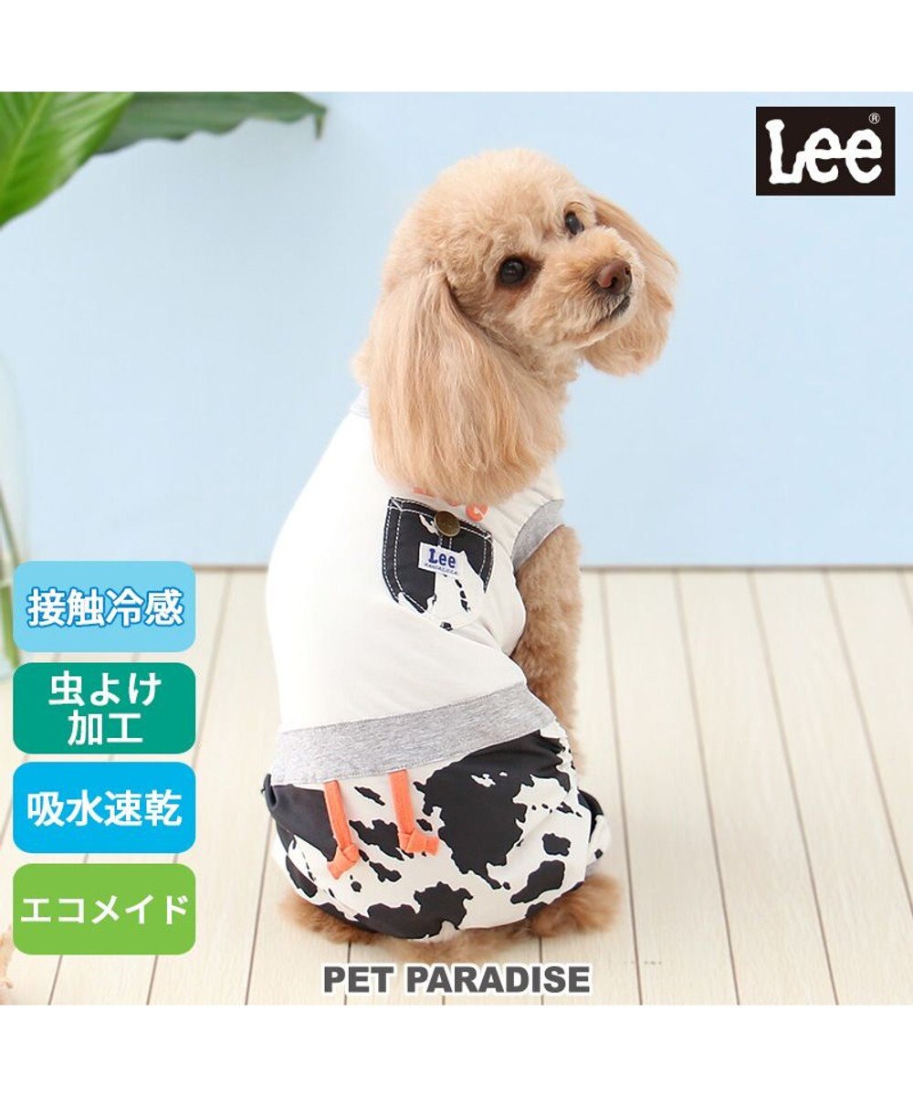 PET PARADISE Ｌｅｅ エコメイド 天竺 ロンパース 《牛柄》 小型犬 