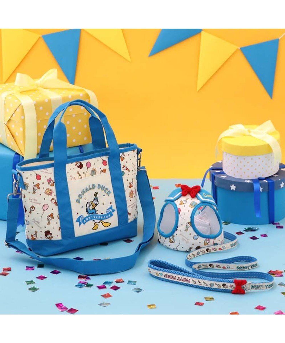 PET PARADISE ディズニー ドナルドダック 90周年 お散歩バッグ 《パーティ柄》 