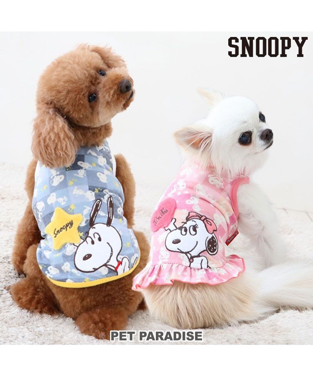 PET PARADISE スヌーピー ベル タンクトップ 《ポップ柄》 小型犬 