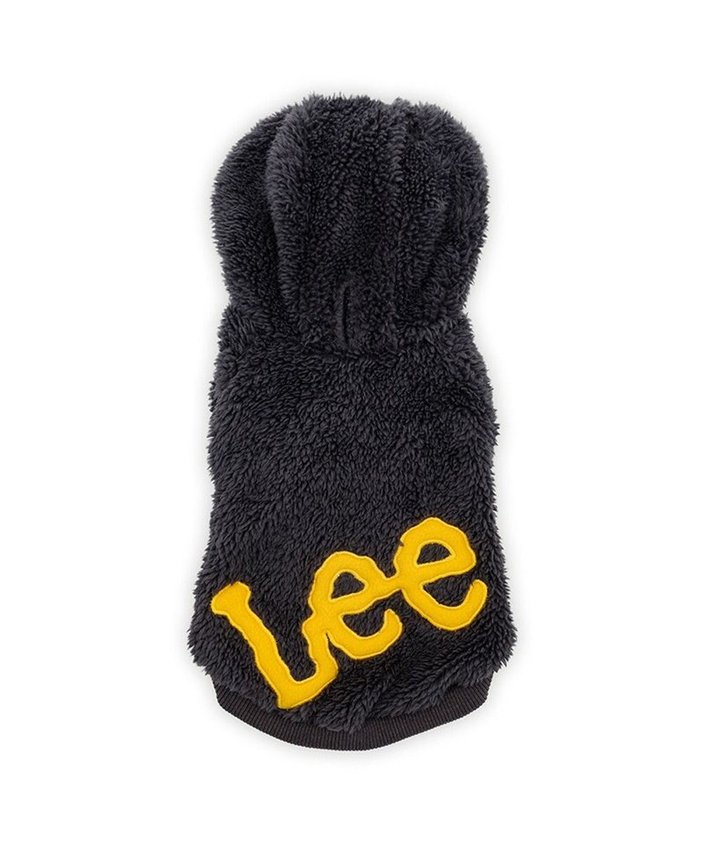 PET PARADISE Lee ロゴ ボアパーカー 《グレー》 小型犬 