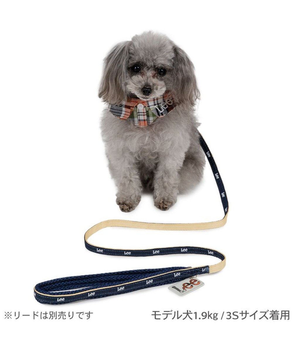PET PARADISE Lee チェック襟付 首輪 Ｓ 小型犬 