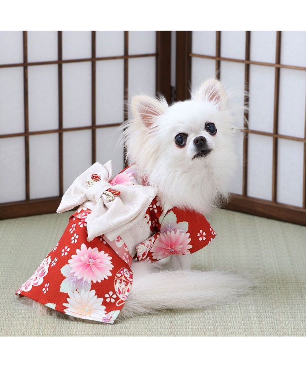 PET PARADISE ペットパラダイス 手毬菊 着物 小型犬 