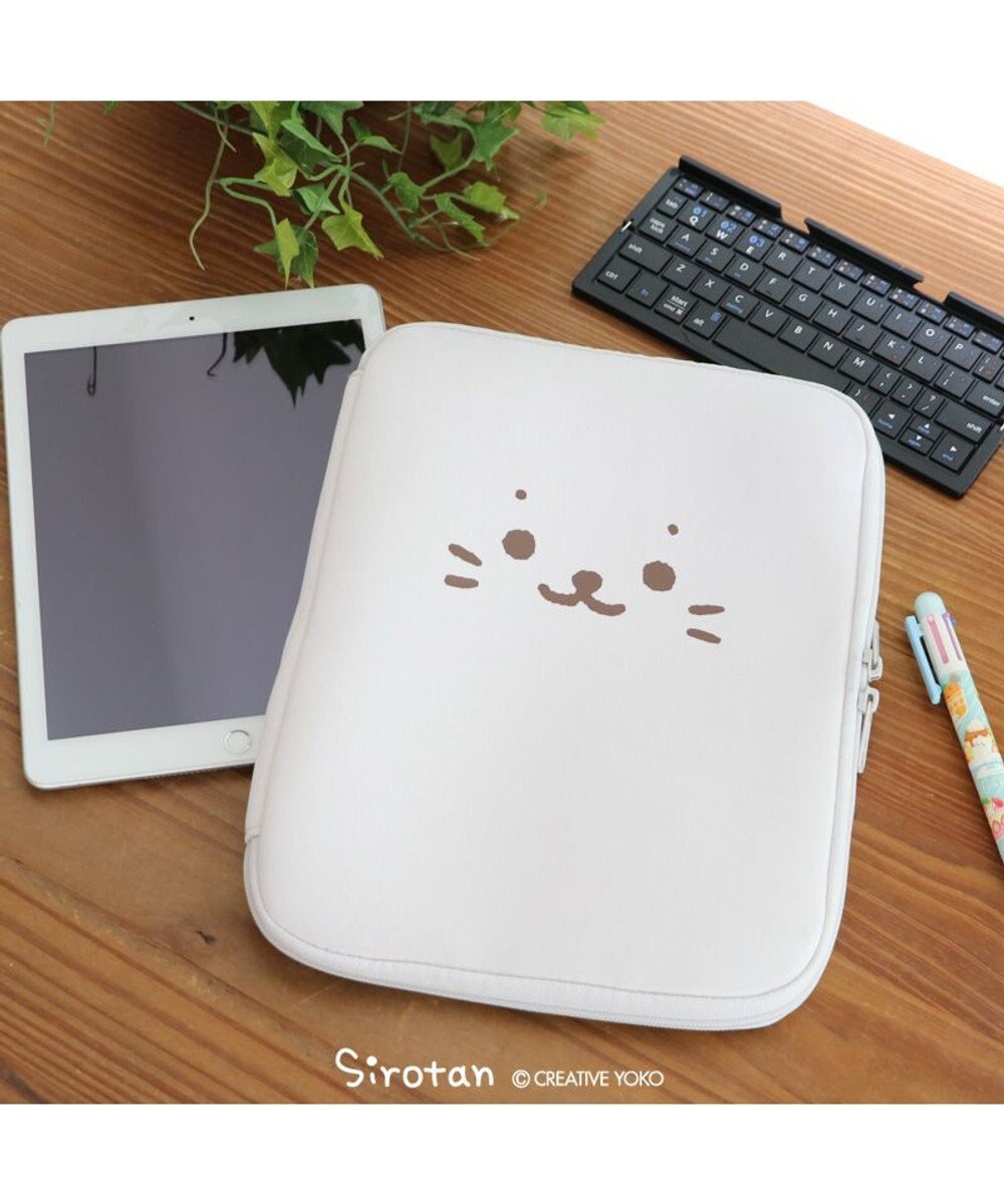 Mother garden しろたん タブレットケース 顔ぼん 