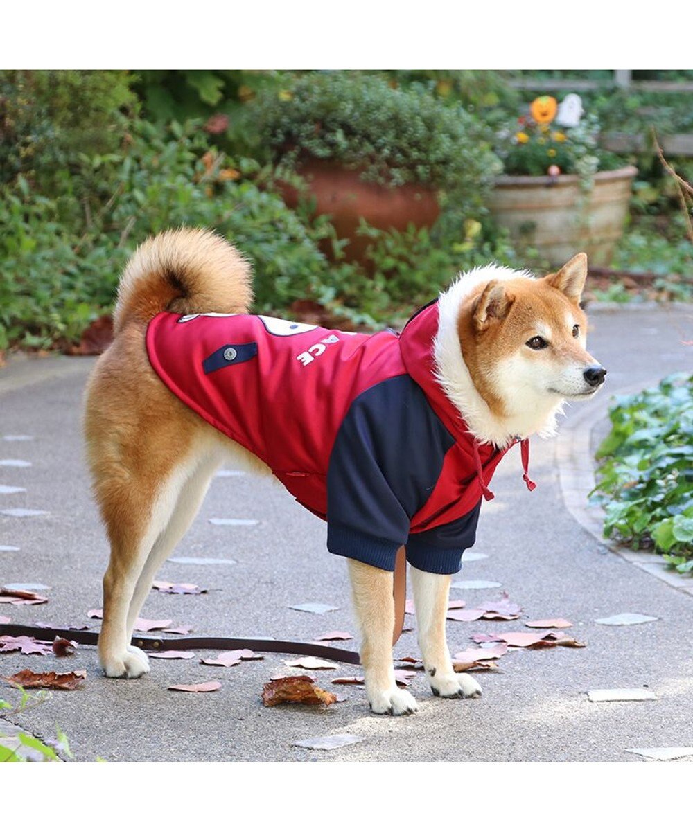 PET PARADISE スヌーピー 遠赤外線 コート 《ボルドー》 中型犬 大型犬 