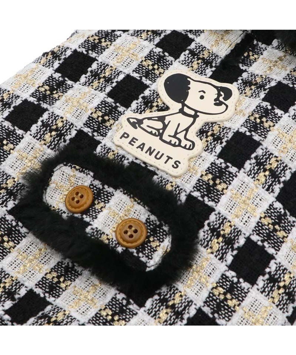 PET PARADISE スヌーピー 黒ツイード ベスト 小型犬 