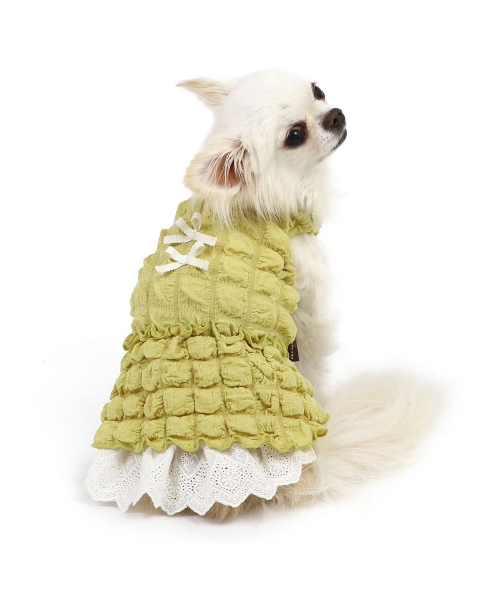 PET PARADISE ペットパラダイス ぽこぽこ ワンピース 《イエロー》 小型犬 