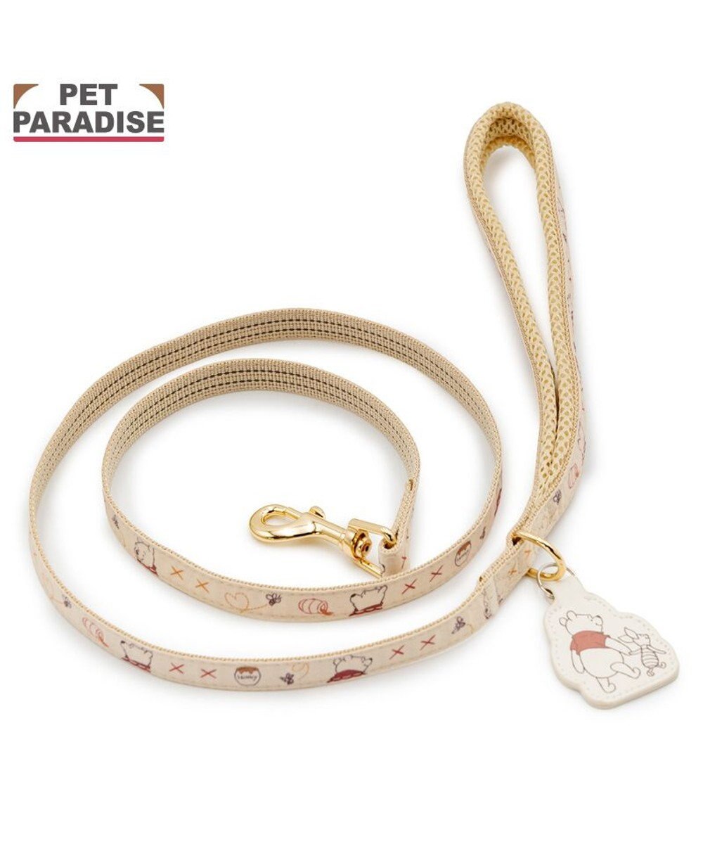 PET PARADISE ディズニー くまのプーさん リード 《はちみつ柄》  ＳＳ～Ｓ 小型犬 