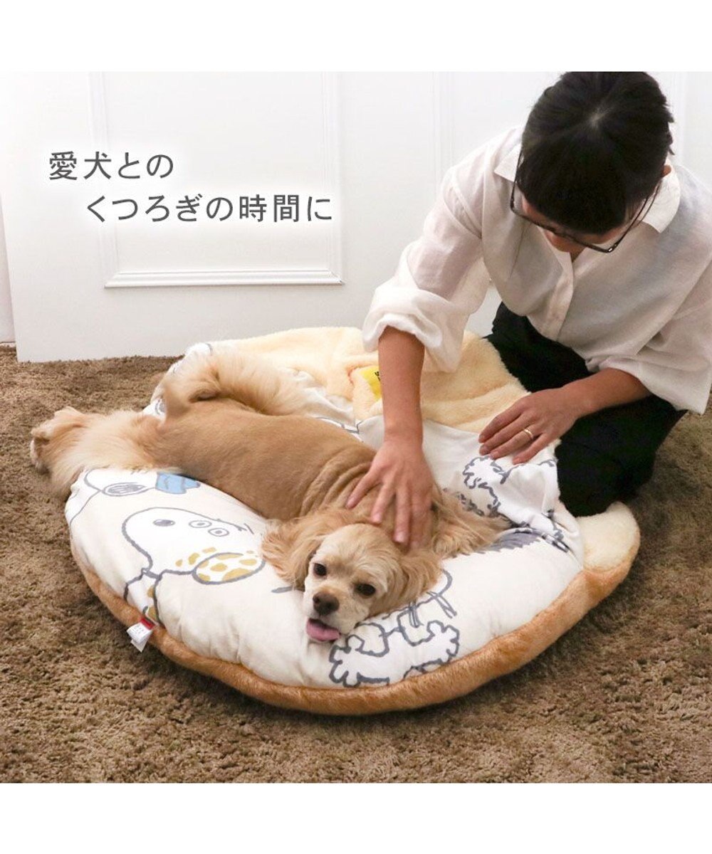 PET PARADISE スヌーピー 遠赤外線 くつろぎマット 《兄弟柄》 Ｌ 